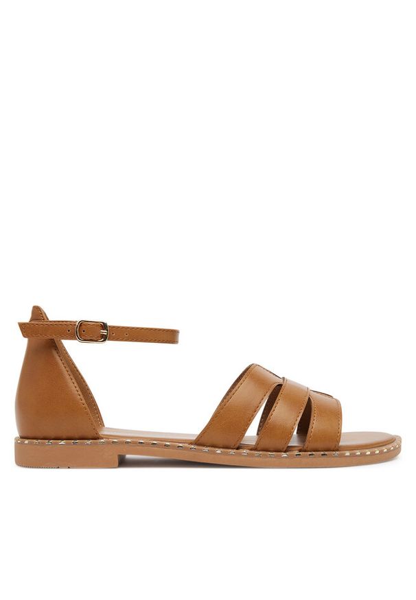 Sandały Clara Barson. Kolor: brązowy