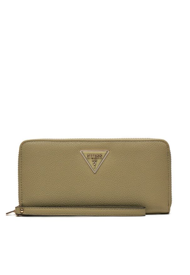Guess Duży Portfel Damski SWBG85 00146 Zielony. Kolor: zielony. Materiał: skóra