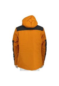 Kurtka w góry męska Jack Wolfskin A61872M0043. Typ kołnierza: kaptur, golf. Kolor: pomarańczowy. Materiał: syntetyk. Sport: wspinaczka