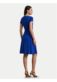 Lauren Ralph Lauren - LAUREN RALPH LAUREN Sukienka codzienna 250868161016 Niebieski Regular Fit. Okazja: na co dzień. Kolor: niebieski. Materiał: syntetyk. Typ sukienki: proste. Styl: casual #3