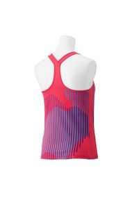 YONEX - Koszulka sportowa damska Yonex Us Open 2024. Kolor: czerwony. Materiał: poliester. Długość rękawa: bez rękawów. Styl: sportowy