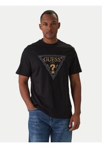 Guess T-Shirt M6RI15 I3Z14 Czarny Regular Fit. Kolor: czarny. Materiał: bawełna #1