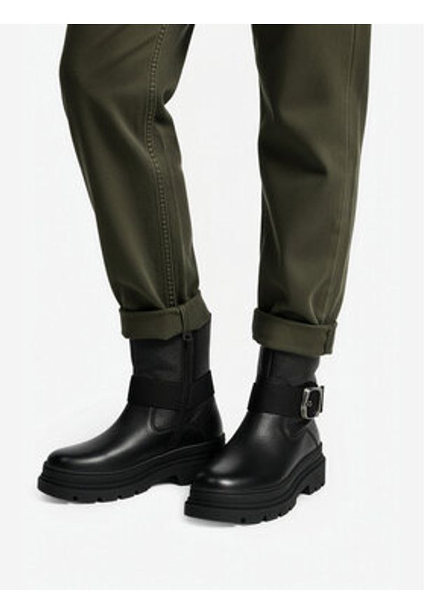 G-Star RAW - G-Star Raw Botki CEO-WI45-VR-3400-03 Czarny. Kolor: czarny. Materiał: skóra