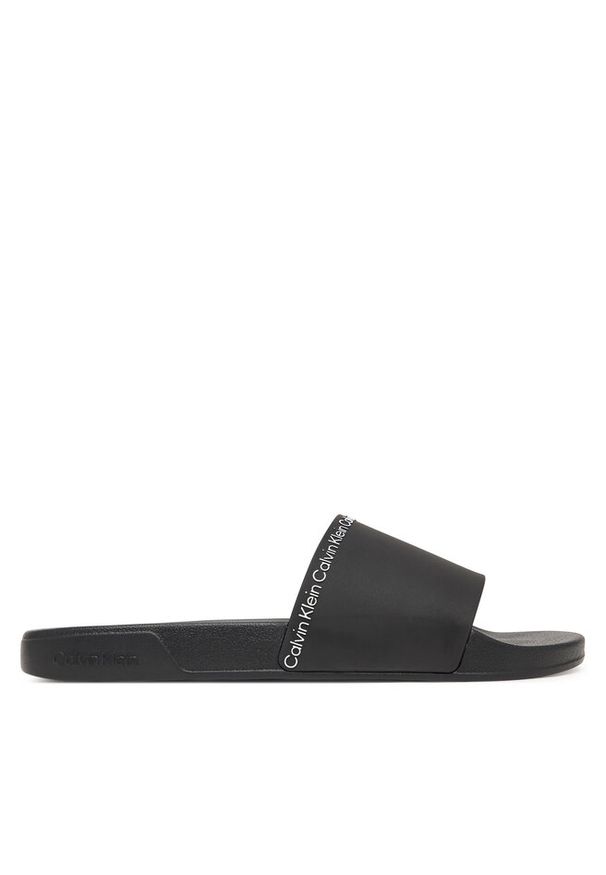 Klapki Calvin Klein. Kolor: czarny