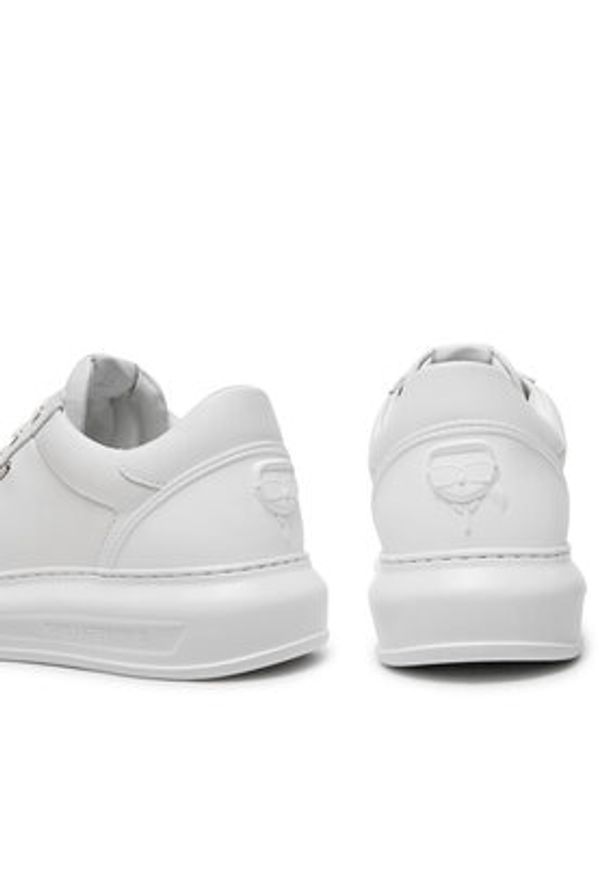 Karl Lagerfeld - KARL LAGERFELD Sneakersy KL52575N Biały. Kolor: biały. Materiał: skóra