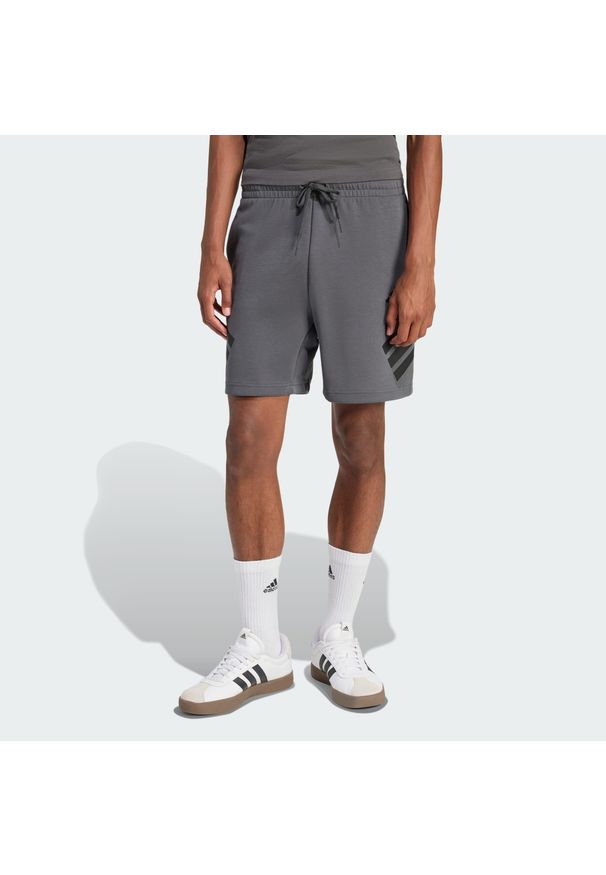 Adidas - Szorty Future Icons z 3 paskami. Kolor: szary. Sport: fitness