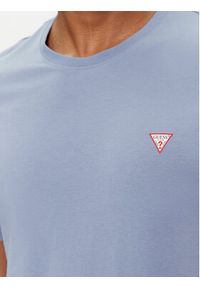 Guess T-Shirt M2YI24 J1314 Niebieski Slim Fit. Kolor: niebieski. Materiał: bawełna #4