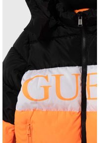 Guess kurtka dziecięca kolor pomarańczowy. Okazja: na co dzień. Kolor: pomarańczowy. Styl: casual #4