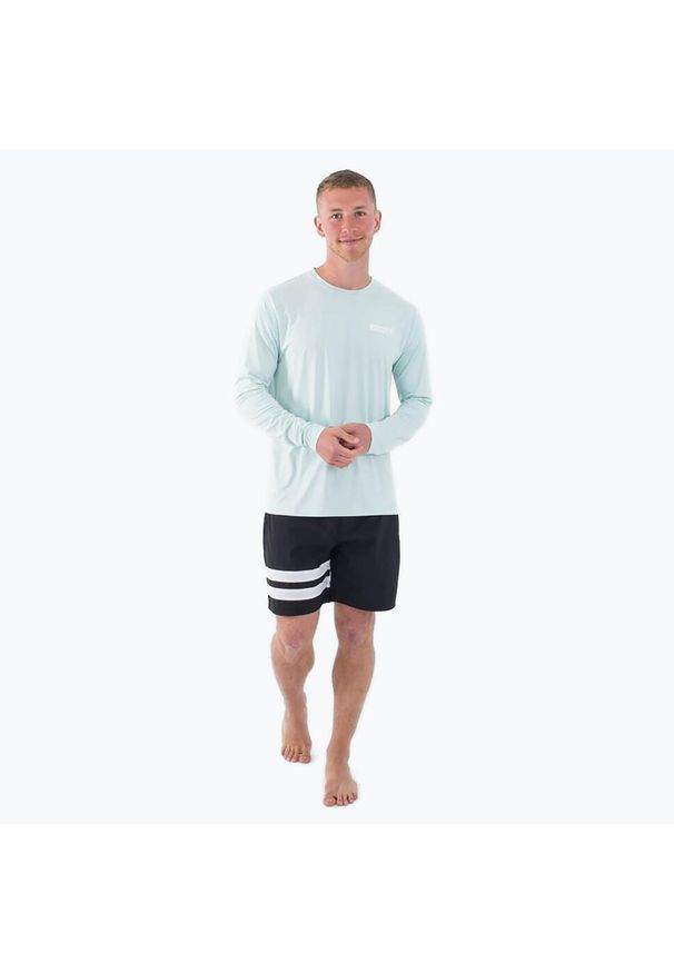 Longsleeve męski Hurley Everyday Hybrid Upf. Kolor: niebieski. Długość rękawa: długi rękaw