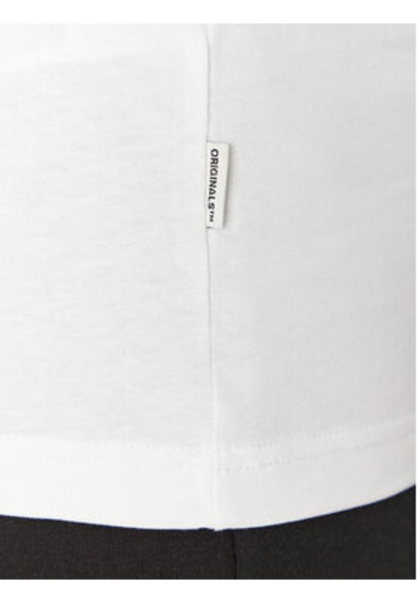 Jack & Jones - Jack&Jones Tank top Varenna 12275464 Biały Regular Fit. Kolor: biały. Materiał: bawełna