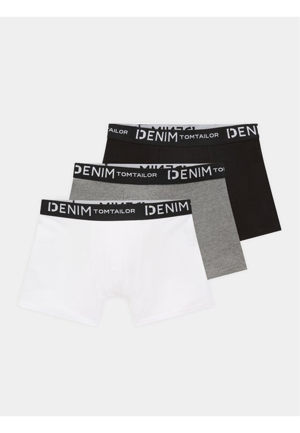 Tom Tailor Denim Komplet 3 par bokserek 1038850 Kolorowy. Materiał: bawełna. Wzór: kolorowy