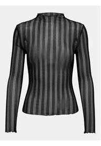 JDY Bluzka Vivy 15301743 Czarny Slim Fit. Kolor: czarny. Materiał: syntetyk
