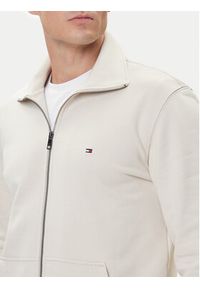 TOMMY HILFIGER - Tommy Hilfiger Bluza Essential MW0MW38084 Beżowy Regular Fit. Kolor: beżowy. Materiał: bawełna #4