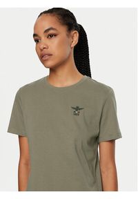 Aeronautica Militare T-Shirt 242TS2301DJ59 Zielony Regular Fit. Kolor: zielony. Materiał: bawełna #2