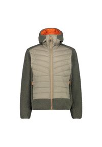 Bluza męska turystyczna CMP 34P1817. Kolor: zielony. Sport: turystyka piesza