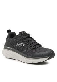 skechers - Skechers Sneakersy Pensive 232045/BKW Czarny. Kolor: czarny. Materiał: materiał