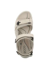 ecco - Buty do chodzenia damskie Ecco Offroad Limstone. Zapięcie: rzepy. Kolor: beżowy. Materiał: materiał, skóra, syntetyk. Sport: turystyka piesza