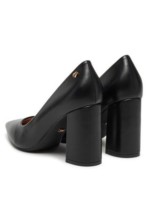 DeeZee Czółenka KB-008 Czarny. Kolor: czarny. Materiał: skóra