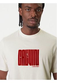 Calvin Klein T-Shirt Maze Graphic LV04RE832G Biały Regular Fit. Kolor: biały. Materiał: bawełna #3