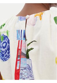 Seafolly Bluzka La Boca 55646-TO Écru Regular Fit. Materiał: bawełna #2