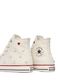 Converse Trampki Chuck Taylor All Star Hearts A19055C Biały. Kolor: biały. Materiał: materiał #5