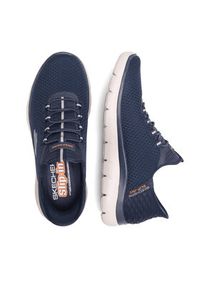 skechers - Skechers Sneakersy SUMMITS SLIP INS 232457 NVY Granatowy. Kolor: niebieski #5