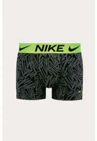 Nike Bokserki męskie kolor szary. Kolor: szary. Materiał: skóra, włókno, tkanina