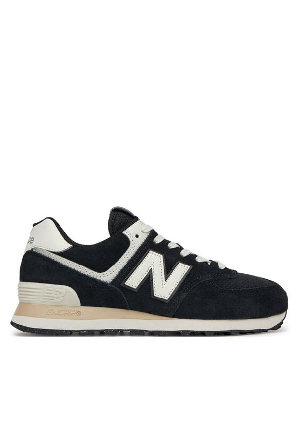 New Balance Sneakersy U574YCE Czarny. Kolor: czarny. Materiał: zamsz, skóra. Model: New Balance 574
