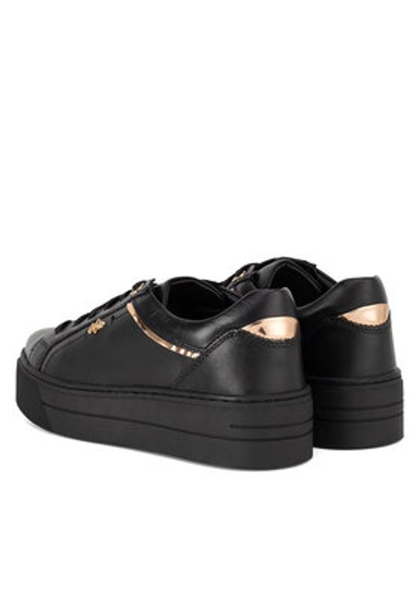 MEXX Sneakersy MX/010C-ARC Czarny. Kolor: czarny. Materiał: skóra