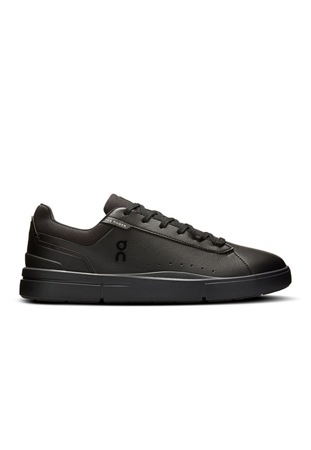 On - ON THE ROGER Advantage Black | Black Sneakersy męskie. Okazja: na co dzień. Kolor: czarny. Materiał: jeans, materiał. Wzór: jednolity. Sport: tenis