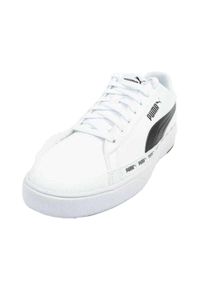 Puma - Męskie Buty Sportowe Serve Pro Ze Skóry Ekologicznej. Kolor: biały. Materiał: skóra ekologiczna. Sport: turystyka piesza