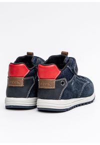 Geox - Sneakersy dziecięce GEOX B Alben B. C (B163CC 02213 C4002). Kolor: niebieski. Materiał: skóra, zamsz. Szerokość cholewki: normalna