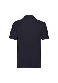 FRUIT OF THE LOOM - Męska Koszulka Polo Premium. Typ kołnierza: polo. Kolor: niebieski