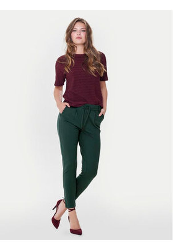 only - ONLY Spodnie materiałowe Poptrash 15115847 Zielony Regular Fit. Kolor: zielony. Materiał: syntetyk