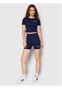 Adidas - adidas Szorty sportowe HL6562 Granatowy Tight Fit. Kolor: niebieski. Materiał: bawełna #3