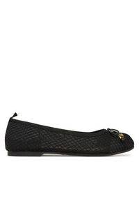 Love Moschino - LOVE MOSCHINO Baleriny JA11051G0MIQ0000 Czarny. Kolor: czarny. Materiał: materiał #10