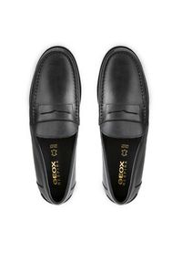 Geox Mokasyny U New Damon B U641ZB 00043 C9999 Czarny. Kolor: czarny. Materiał: skóra #6