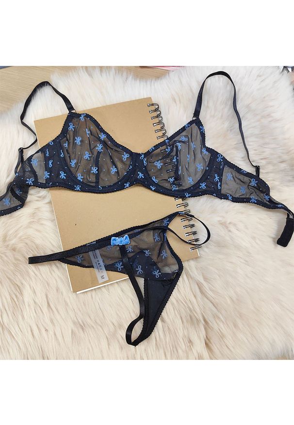 Intica - Stanik push-up z delikatnych materiałów Hadas. Kolor: wielokolorowy. Materiał: materiał