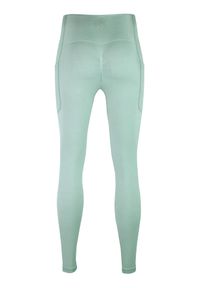 BESHAPED - Legginsy fitness damskie Beshaped Lift Me Up z kieszeniami. Kolor: zielony. Materiał: nylon. Sport: fitness
