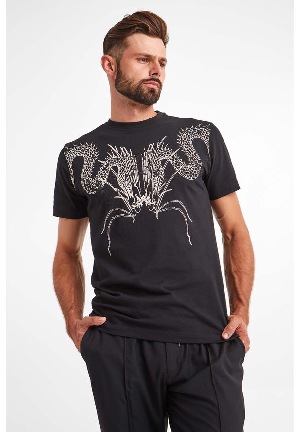 John Richmond - T-SHIRT BESKADA JOHN RICHMOND. Materiał: bawełna. Wzór: haft, nadruk