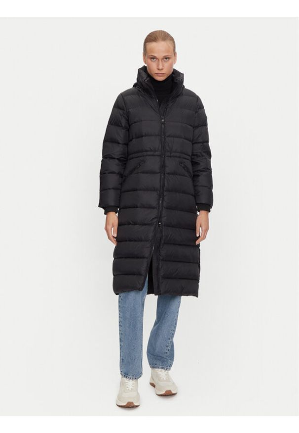 TOMMY HILFIGER - Tommy Hilfiger Kurtka puchowa WW0WW43553 Czarny Regular Fit. Kolor: czarny. Materiał: syntetyk. Sezon: zima