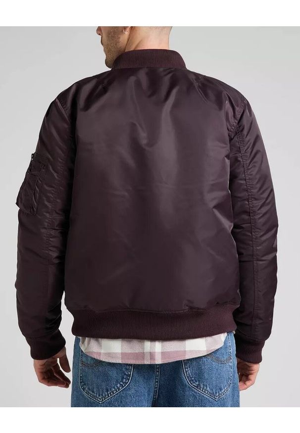 Lee - LEE BOMBER JACKET MĘSKA KURTKA PRZEJŚCIOWA VELVET L87GOS74 112321557