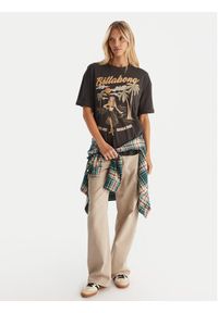 Billabong T-Shirt EBJZT00477 Czarny Oversize. Kolor: czarny. Materiał: bawełna