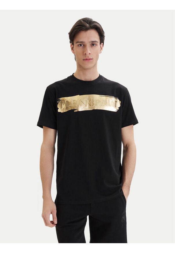 Plein Sport T-Shirt PADC MTK7204 SJY001N Czarny Regular Fit. Kolor: czarny. Materiał: bawełna. Styl: sportowy