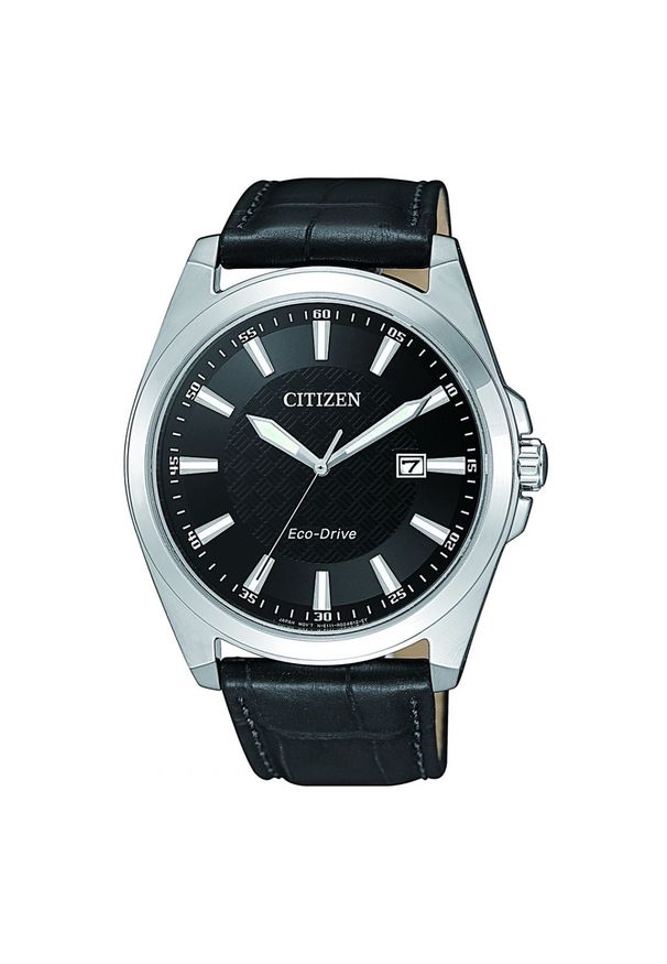 CITIZEN ZEGAREK Leather BM7108-14E. Styl: sportowy, elegancki, militarny