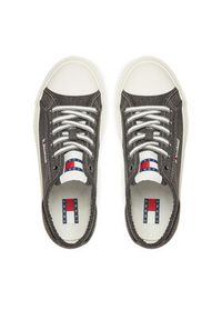 Tommy Jeans Sneakersy Tjw Foxing Flatform Lc EN0EN02736 Czarny. Kolor: czarny. Materiał: materiał #5