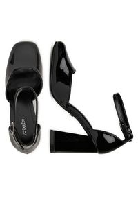 DeeZee Czółenka LWRK321-1 Czarny. Kolor: czarny. Materiał: skóra #6