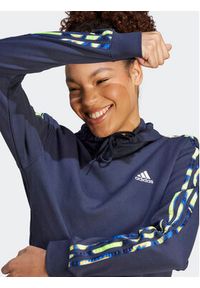 Adidas - adidas Bluza IL5875 Niebieski Regular Fit. Kolor: niebieski. Materiał: bawełna #5