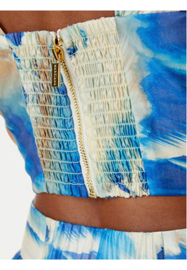 Marciano Guess Top 182357 Niebieski Classic Fit. Kolor: niebieski. Materiał: lyocell