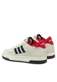 Adidas - adidas Buty do koszykówki Rapid Court Low JR3158 Beżowy. Kolor: beżowy. Materiał: skóra. Sport: koszykówka #4